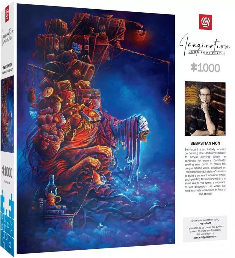 Good Loot, Imagination, Sebastian Moń, Ciężar doświadczeń, puzzle, 1000 elementów