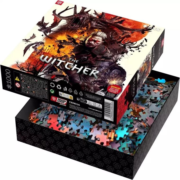 Good Loot, The Witcher, Monsters, puzzle, 1000 elementów