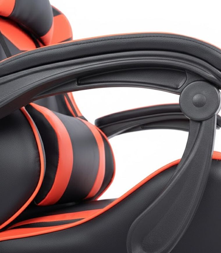 Gordon Trade, fotel gamingowy kubełkowy, regulowany, czerwony