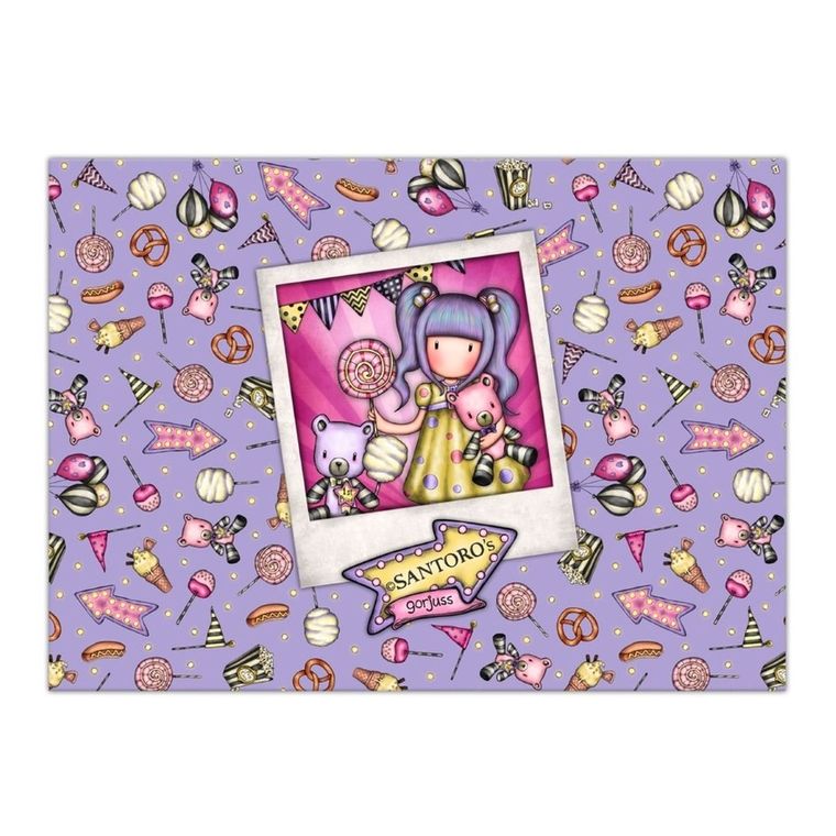 Gorjuss, Fairground, Carousel, First Prize, zestaw teczek A4