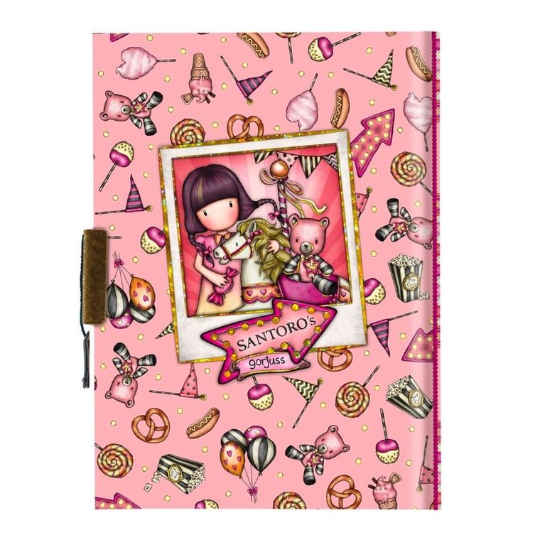 Gorjuss, Fairground, Carousel, zamykany notes, 1 szt.