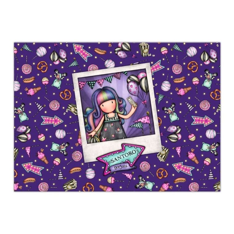 Gorjuss, Fairground, Fireworks, Up and away, zestaw teczek A4