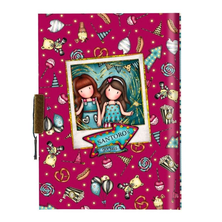 Gorjuss, Fairground, Fireworks, zamykany notes, 1 szt.