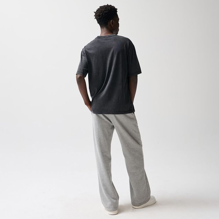 Grafitowy t-shirt regular NOWEAR