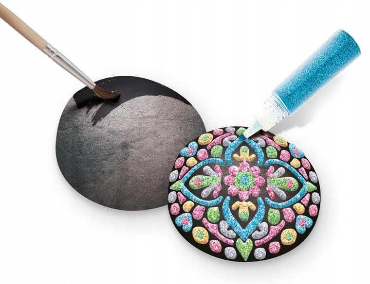 Grafix, malowanie kamyczków, mandala