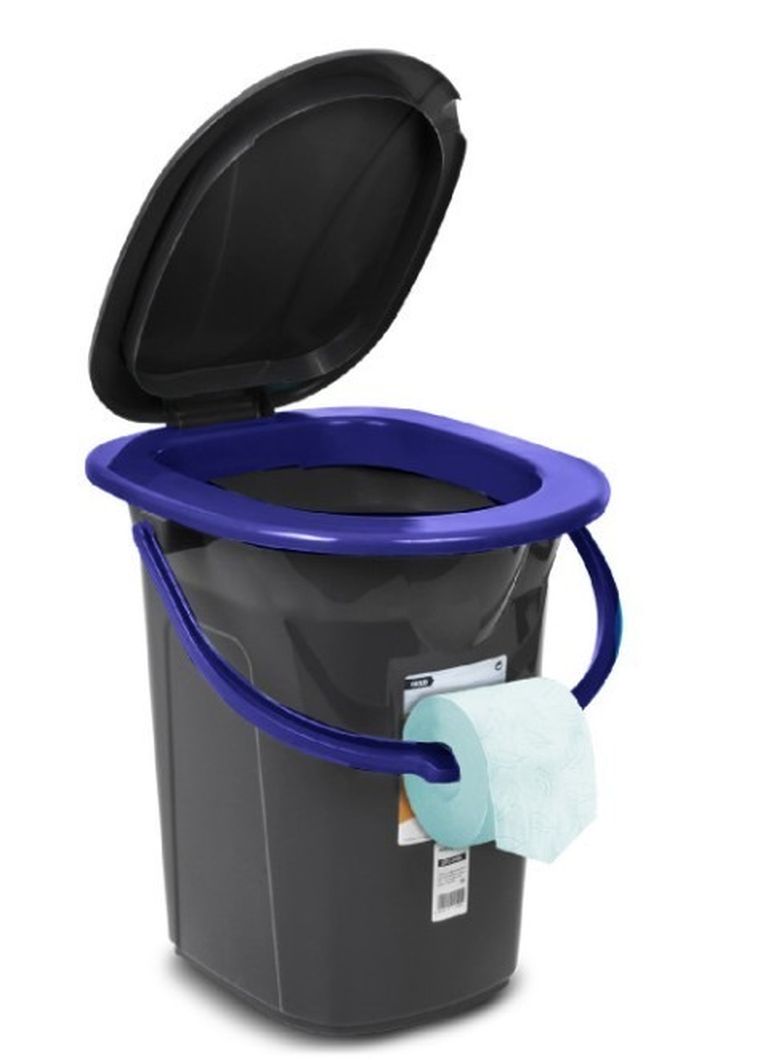 GreenBlue, toaleta turystyczna, czarno-granatowa, GB320BB