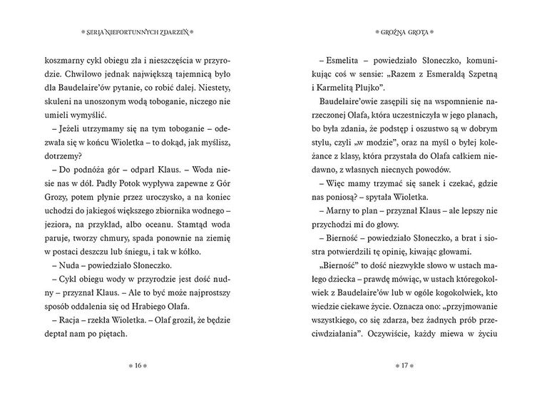 Groźna grota. Seria niefortunnych zdarzeń. Tom 11