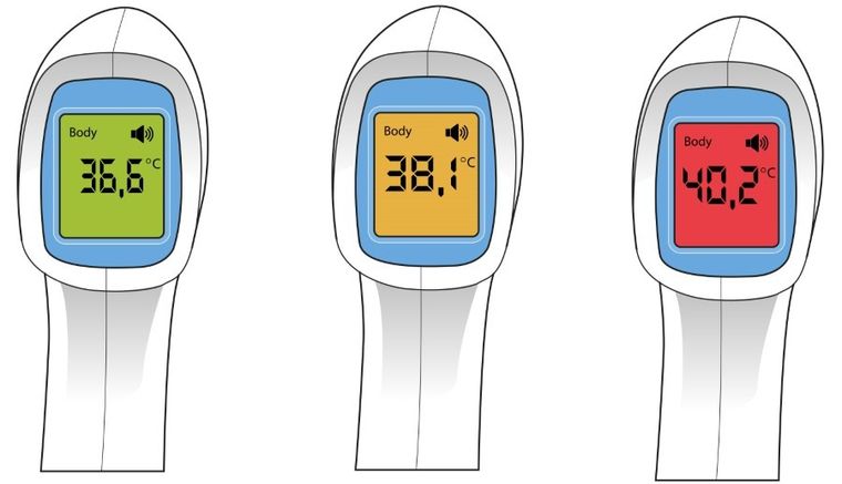 Grundig, termometr na podczerwień, 3w1
