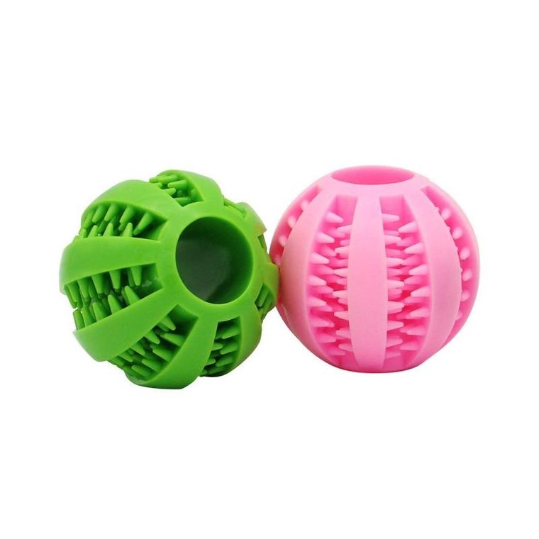 Gryzak dla psa z otworami na przysmaki, niebieski