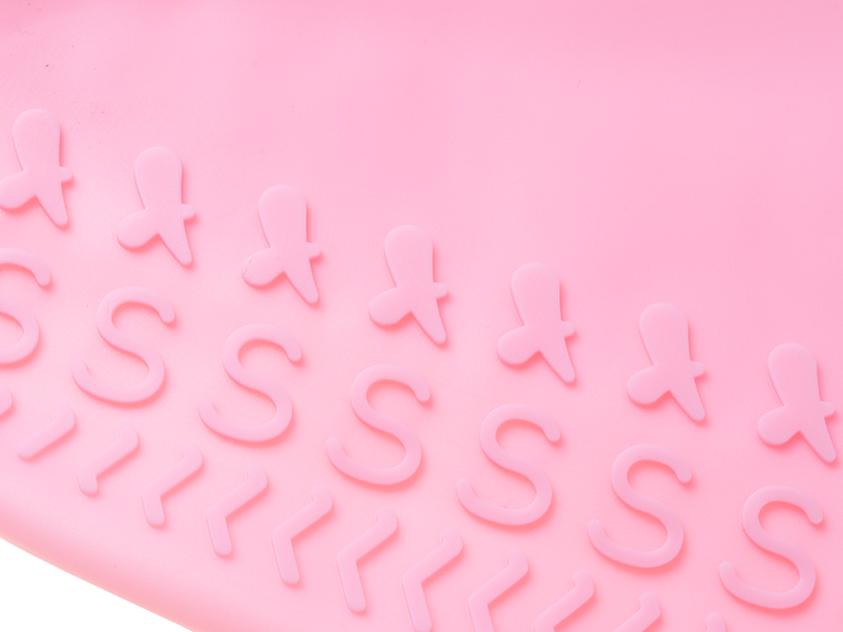 Gumowe wodoodporne ochraniacze na buty, rozmiar 26-34, jasnoróżowe