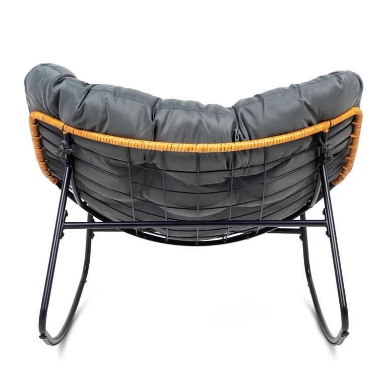 HaloFuture, bujany fotel, kokon skandynawski XL, szary