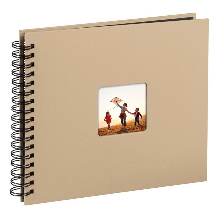 Hama, album do zdjęć, Fine Art, taupe, 28-24 na 50 zdjęć, czarne kartki
