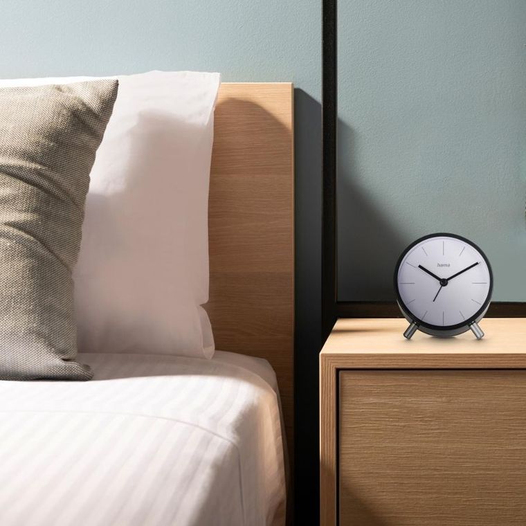 Hama, budzik, flores, czarny