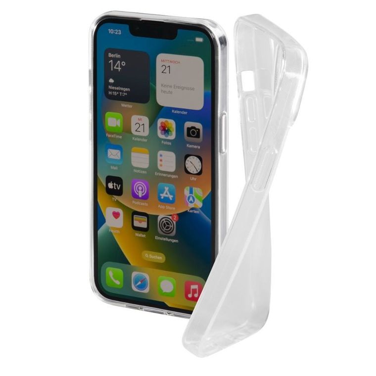 Hama, crystal clear, etui na telefon, iPhone 14, przeźroczyste