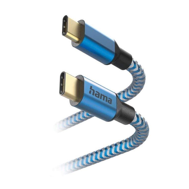 Hama, kabel USB C, 1,5m, niebieski