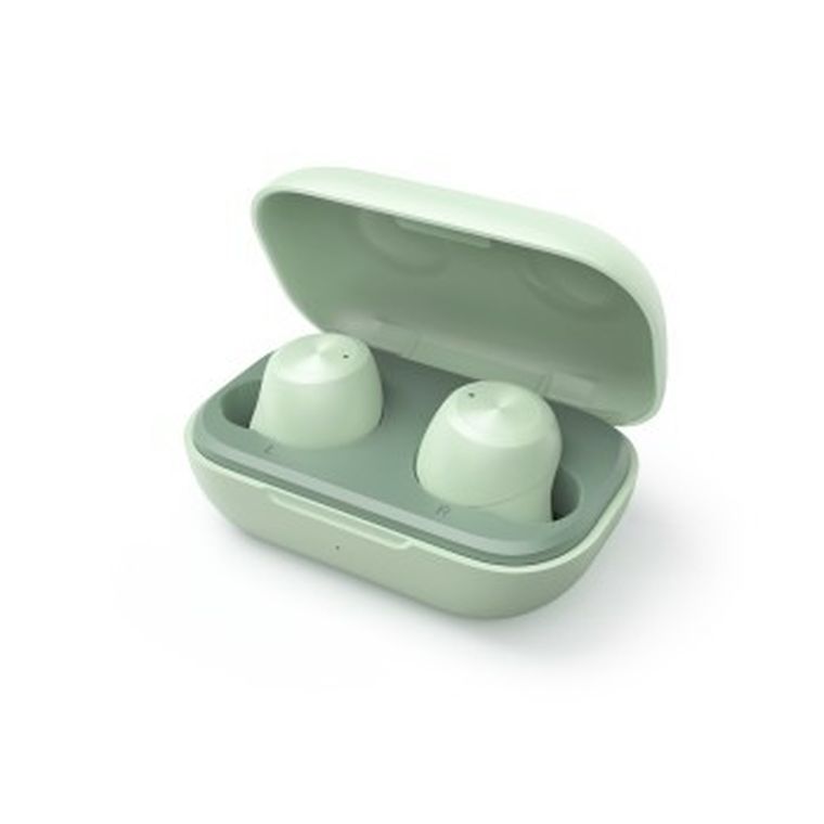 Hama, słuchawki dokanałowe, true wireless, spirit chop, miętowe
