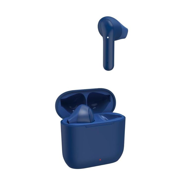 Hama, słuchawki douszne, true wireless, freedom light, niebieskie