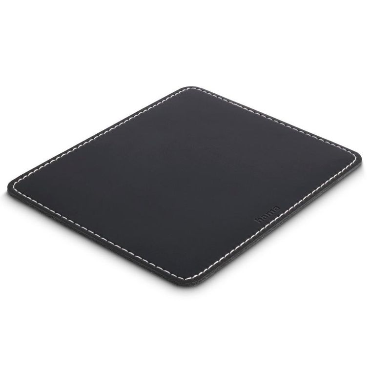 Hama, xx leather look mouse pad, black