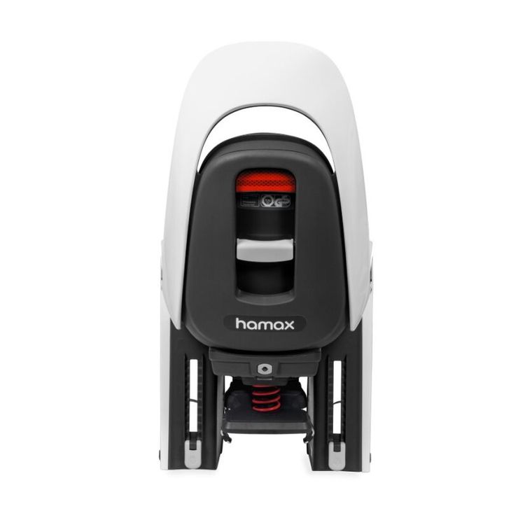 Hamax, Caress, fotelik rowerowy montowany na bagażniku, white/mint