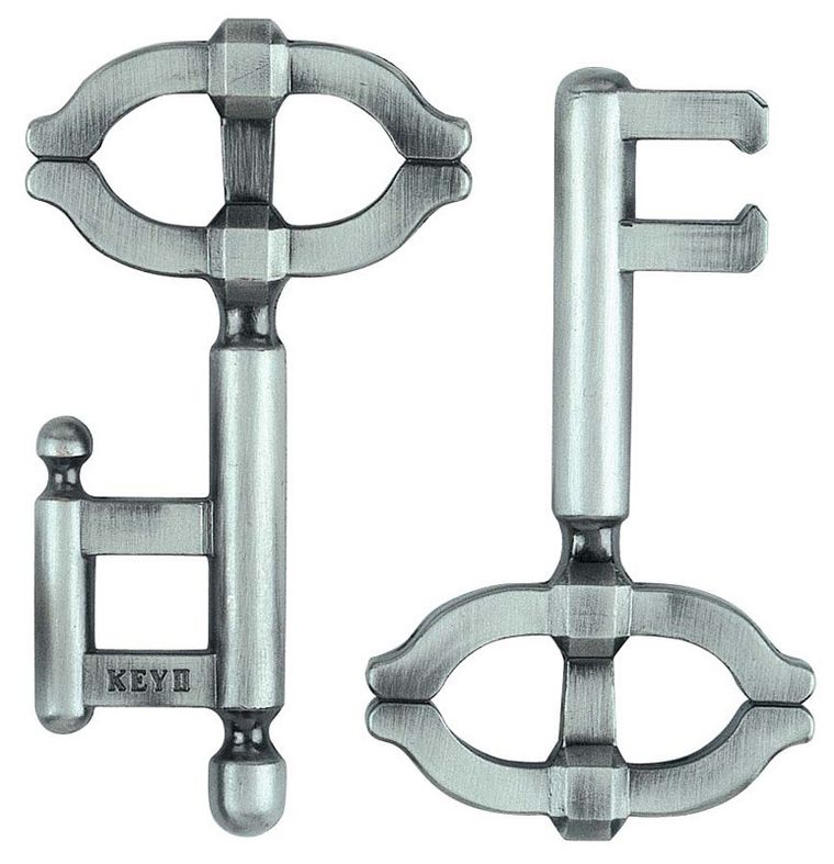 Hanayama, Huzzle Cast Key II, łamigłówka, poziom 2/6