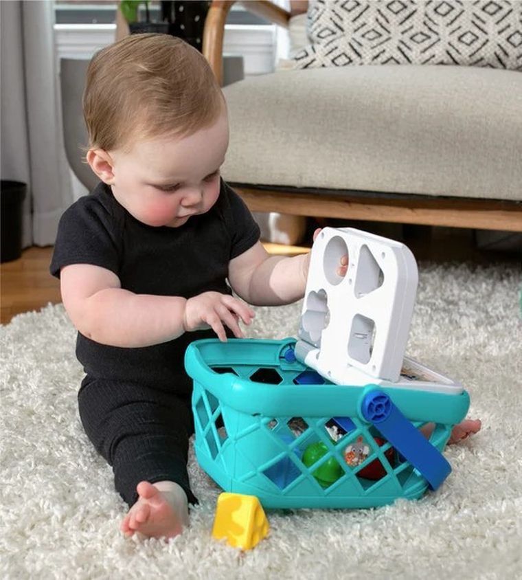Hape, Baby Einstein, Magiczny dotykowy koszyk na zakupy, zabawka interaktywna