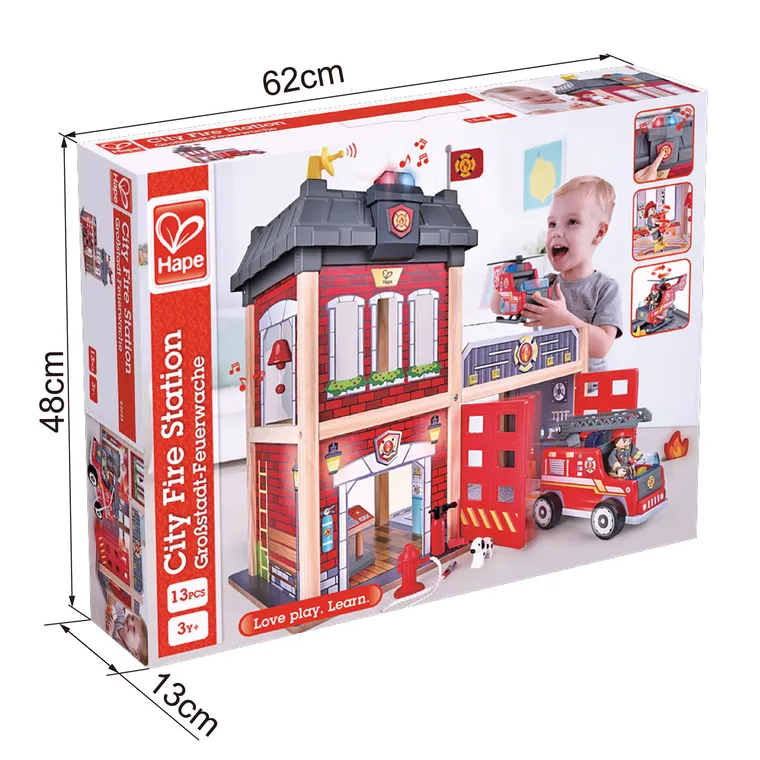Hape, Remiza Strażacka, zestaw do zabawy