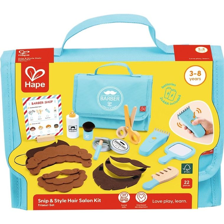 Hape, Zestaw Małego Barbera, zestaw kreatywny