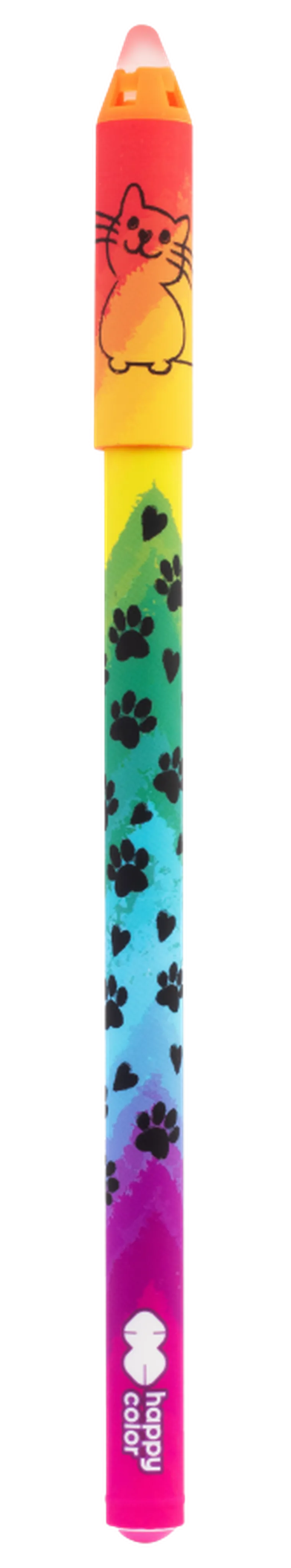 Happy Color, Miaow! długopis wymazywalny, niebieski, 0,5 mm, 1 szt.