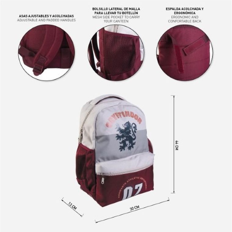 Harry Potter, plecak szkolny, biały