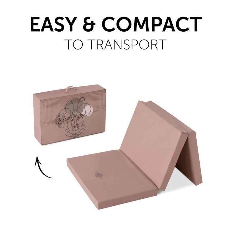 Hauck, Myszka Minnie, Sleeper, materac, Rose, 60-120 cm