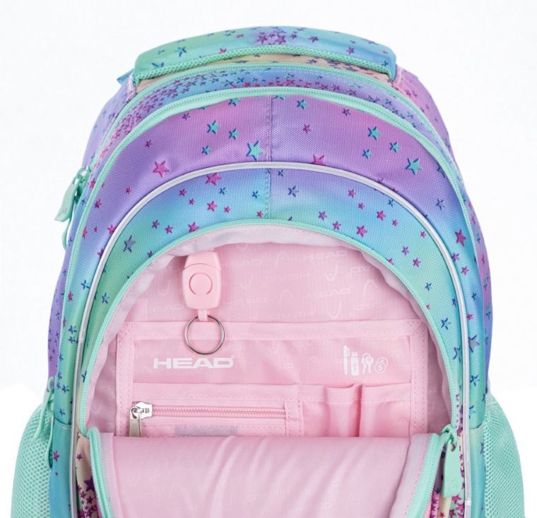 Head, plecak szkolny, 3-komorowy, Kitty Ombre