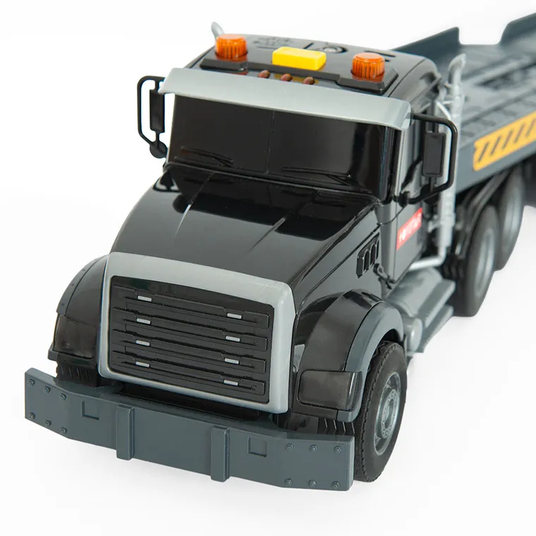 Heavy Load, ciężarówka z koparką i wywrotką, zestaw pojazdów budowlanych