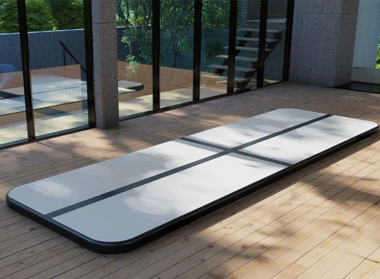 Hedo, airtrack, materac gimnastyczny, ścieżka, czarny, 400-100-20 cm