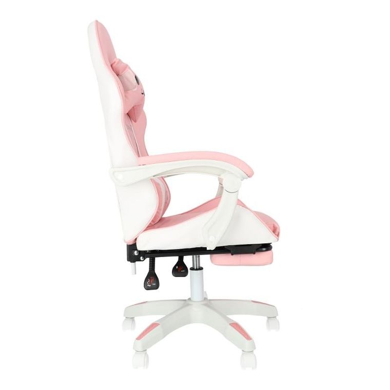 Hedo, fotel gamingowy, obrotowy, różowy