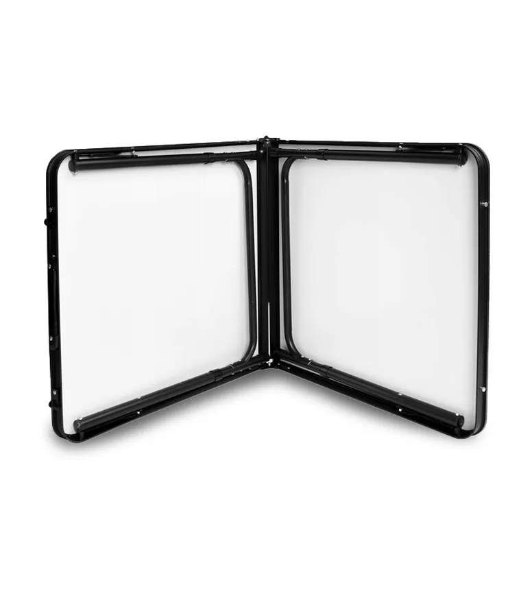 Hedo, zestaw stół turystyczny i 4 krzesła, składany w walizkę, 5w1, brązowy