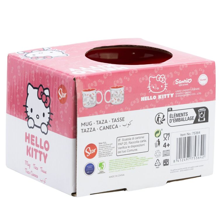 Hello Kitty, kubek ceramiczny, 400 ml