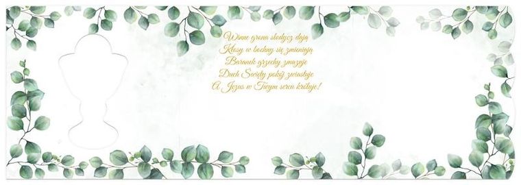 Henry, karnet, kielich z eukaliptusem