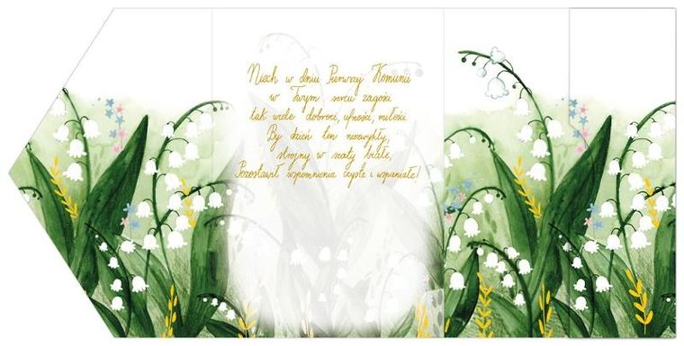 Henry, karnet koperta A5, konwalio-niezapominajki