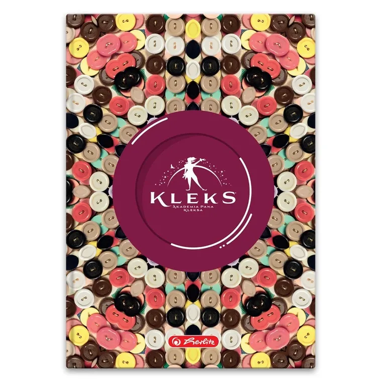 Herlitz, Kleks, brulion, B5, 96 kartek, kropki, 1 szt.