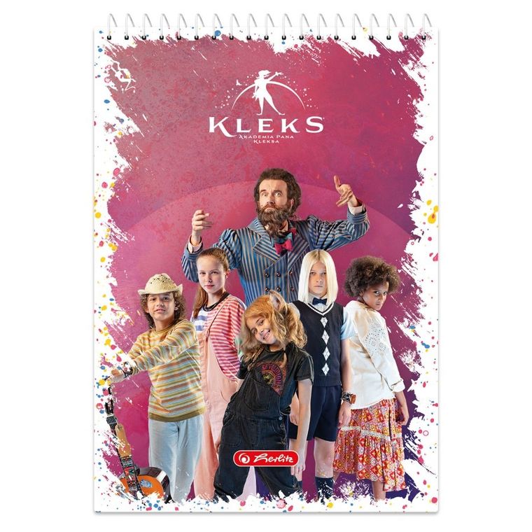 Herlitz, Kleks, kołonotes, A6, 40 stron, kratka, 1 szt.