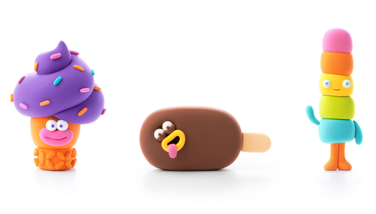 Hey Clay, Lody, masa plastyczna, 15 szt.