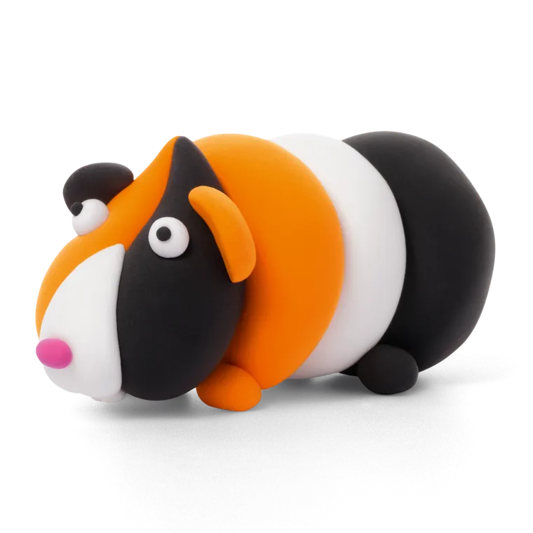 Hey Clay, Puchate Zwierzaki, masa plastyczna, 15 szt.