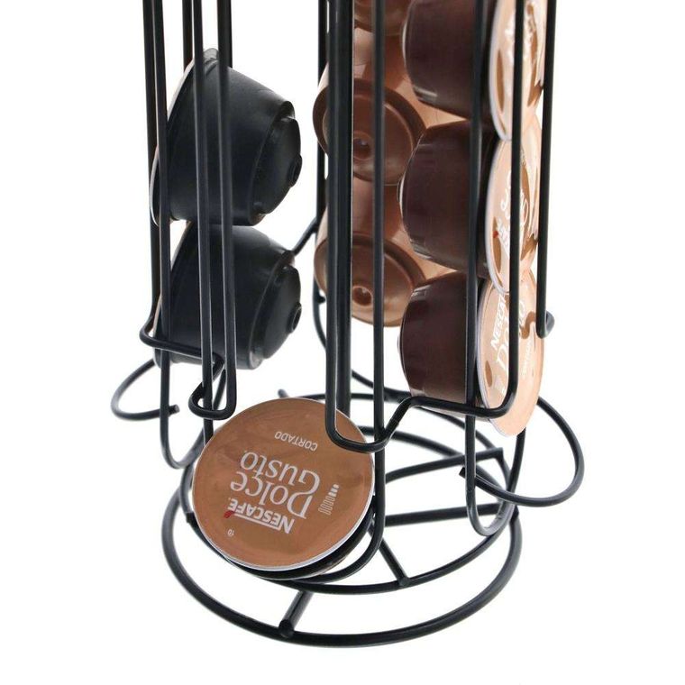 Hit, stojak na kapsułki Dolce Gusto Nescafe, czarny
