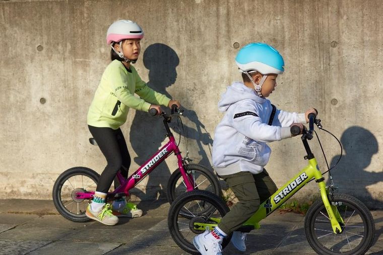 HJC, Gleo, kask rowerowy, Junior, różowo-miętowy