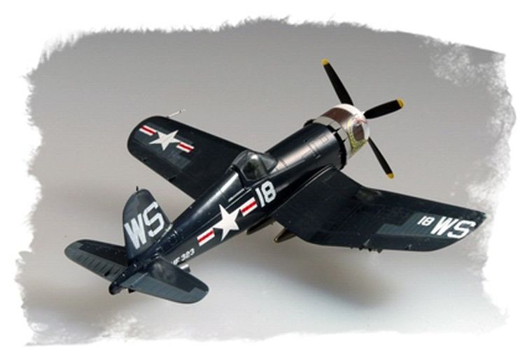Hobby Boss, F4U-4 Corsair, śmigłowiec, model do sklejania, 1:72