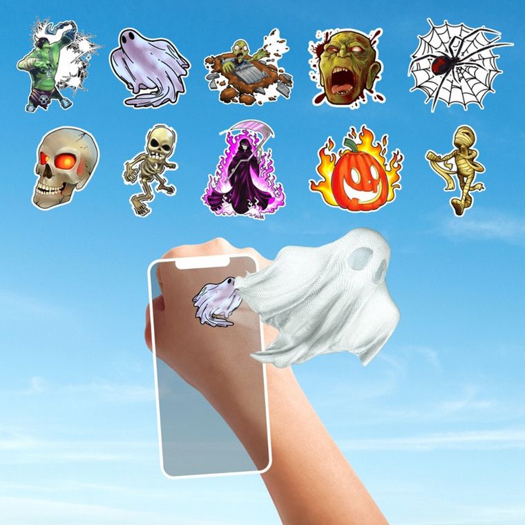 HoloToyz, tatuaże AR z dźwiękiem, Monster Mash