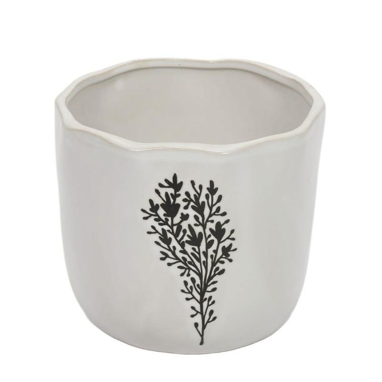 Home Styling Collection, ceramiczna osłonka na doniczkę, średnica 15 cm