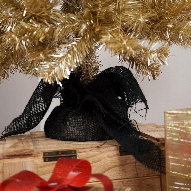 Home Styling Collection, choinka sztuczna, złota, 120 cm