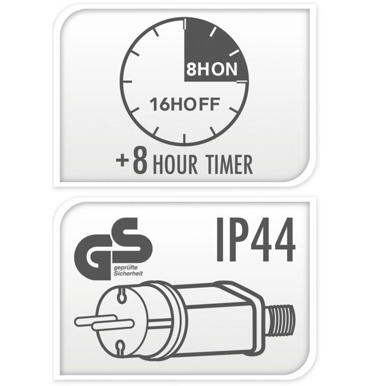 Home Styling Collection, dekoracja świąteczna LED, renifer, 100-80 cm