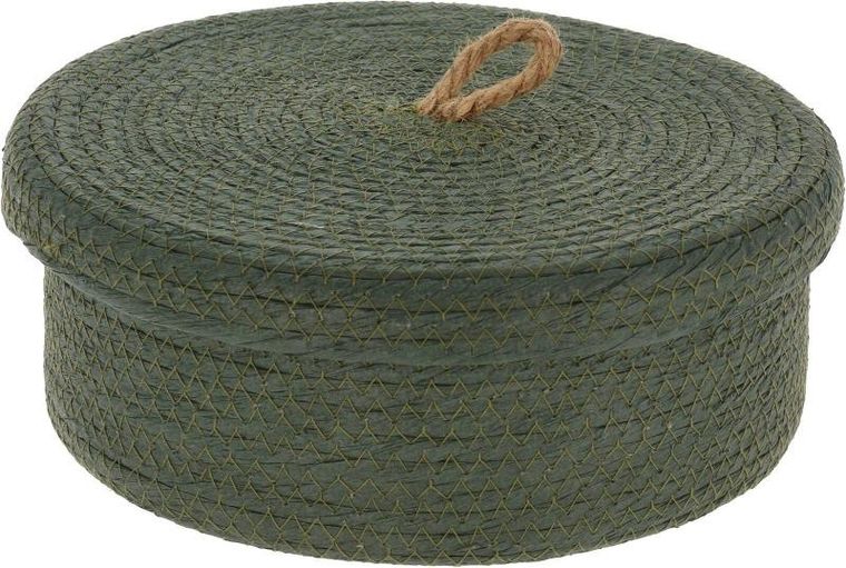 Home Styling Collection, dekoracyjne koszyki do przechowywania, jutowa pokrywka, 3 szt.